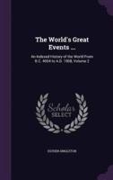 The World's Great Events ...