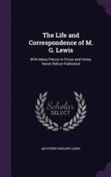 The Life and Correspondence of M. G. Lewis