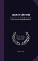 Examen Censurae