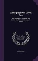 A Biography of David Cox