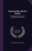 Record of Mr. Alcott's School