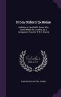 From Oxford to Rome