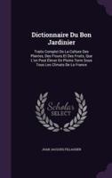 Dictionnaire Du Bon Jardinier