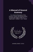 A Manual of General Anatomy