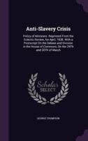 Anti-Slavery Crisis