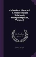 Collections Historical & Archaeological Relating to Montgomeryshire, Volume 3