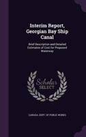 Interim Report, Georgian Bay Ship Canal