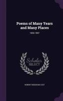 Poems of Many Years and Many Places