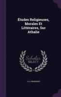Études Religieuses, Morales Et Littéraires, Sur Athalie