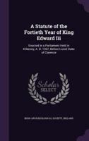 A Statute of the Fortieth Year of King Edward Iii