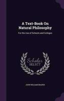 A Text-Book On Natural Philosophy