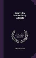 Essays On Genitourinary Subjects