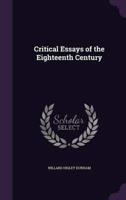 Critical Essays of the Eighteenth Century