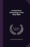 Auchincloss' Chronology of the Holy Bible