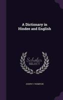 A Dictionary in Hindee and English