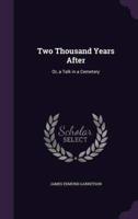 Two Thousand Years After