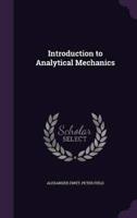 Introduction to Analytical Mechanics