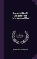 Standard World Language for International Use