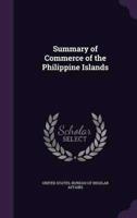 Summary of Commerce of the Philippine Islands