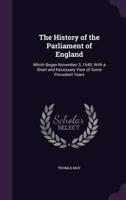 The History of the Parliament of England