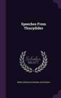 Speeches From Thucydides