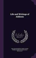 Life and Writings of Addison