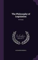 The Philosophy of Legislation