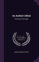 An Author's Mind