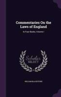 Commentaries On the Laws of England