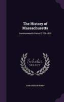 The History of Massachusetts
