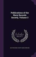 Publications of the Navy Records Society, Volume 3