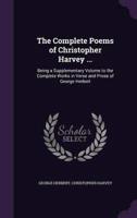 The Complete Poems of Christopher Harvey ...