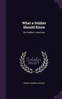 What a Soldier Should Know