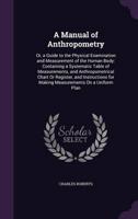 A Manual of Anthropometry