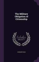 The Military Obligation of Citizenship