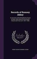 Records of Romsey Abbey