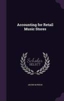 Accounting for Retail Music Stores