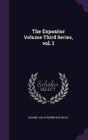 The Expositor Volume Third Series, Vol. 1