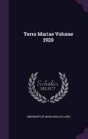 Terra Mariae Volume 1920