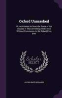 Oxford Unmasked