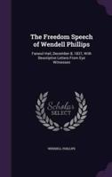 The Freedom Speech of Wendell Phillips