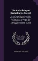 The Archbishop of Canterbury's Speech