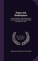 Pepys and Shakespeare