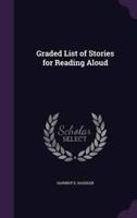 Graded List of Stories for Reading Aloud