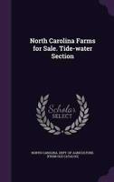 North Carolina Farms for Sale. Tide-Water Section