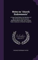 Notes on "Church Endowments"