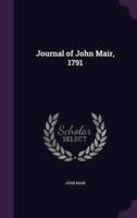 Journal of John Mair, 1791