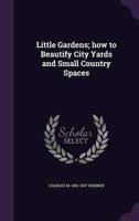 Little Gardens; How to Beautify City Yards and Small Country Spaces