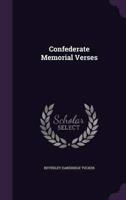 Confederate Memorial Verses
