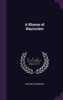 A Rhyme of Nantucket